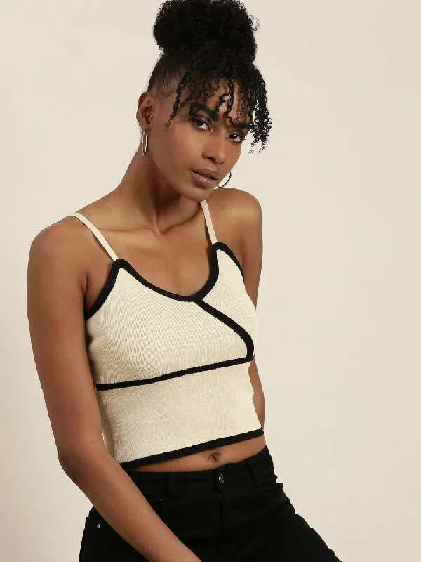 Shoulder Straps Solid Sleeveless Beige Crop Tank Top-TD-1756-1-Beige seamless tank top Shoulder Straps Solid Sleeveless Beige Crop Tank Top-TD-1756-1-Beige seamless tank top