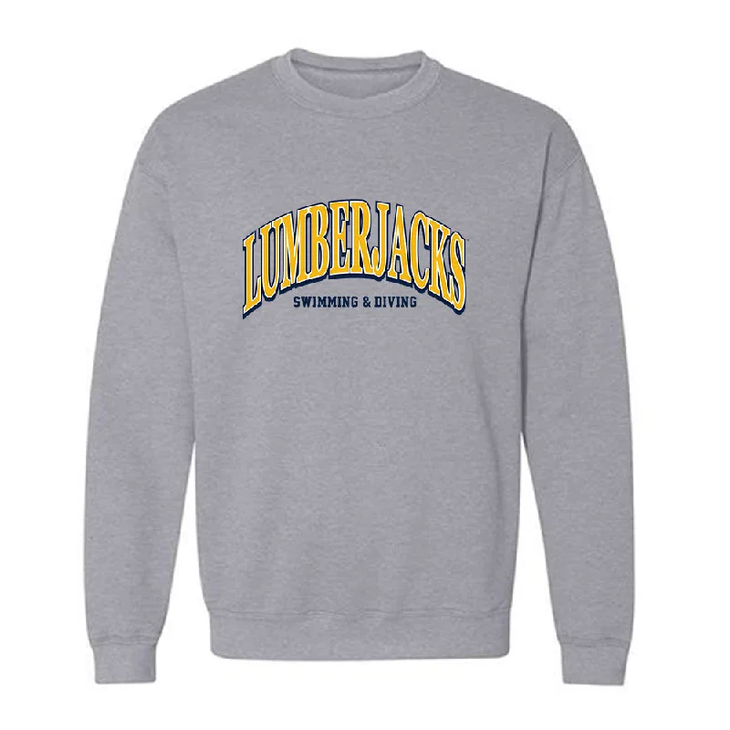 Northern Arizona - NCAA Women's Swimming & Diving : Jamie Dellwardt - Classic Shersey Crewneck Sweatshirt Hoodie with Ribbed Neckline Snug Warm