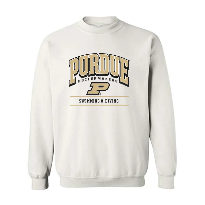 Purdue - NCAA Women's Swimming & Diving : Abby Marcukaitis - Classic Shersey Crewneck Sweatshirt Hoodie with Patch Decorative Personalized