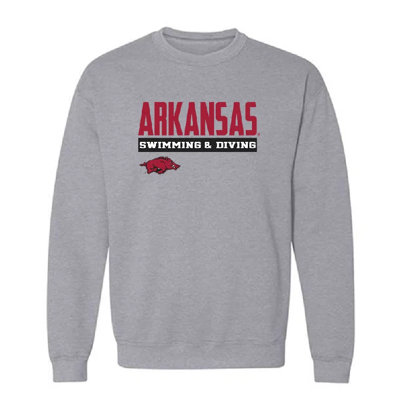 Arkansas - NCAA Women's Swimming & Diving : Kanah Pumphrey - Classic Fashion Shersey Crewneck Sweatshirt Hoodie with Raglan Sleeves Sporty Comfortable