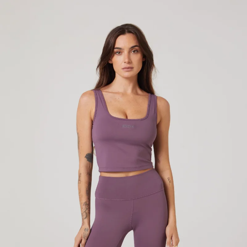 Embrace* Square Neck Tank baby blue tank