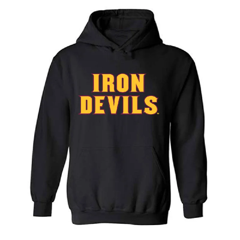 Arizona State - NCAA Women's Swimming & Diving : Amayah Wiley - Replica Shersey Hooded Sweatshirt Hoodie with Raglan Sleeves Sporty Comfortable