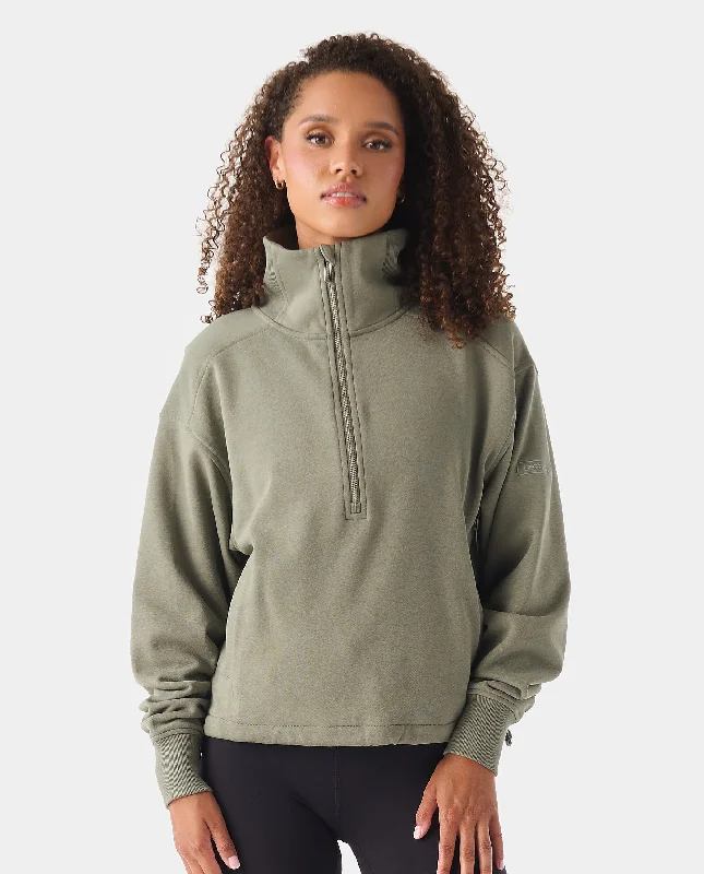 Kensi Pullover Fern Peter Pan Collar