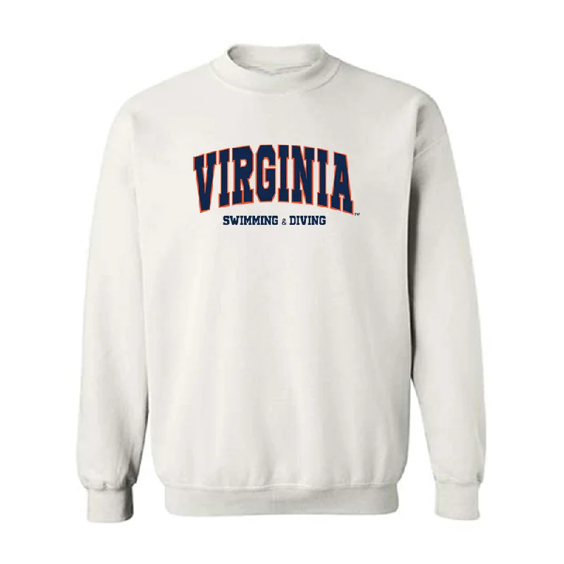 Virginia - NCAA Women's Swimming & Diving : Katie Christopherson - Classic Shersey Crewneck Sweatshirt Hoodie with Drawstring Waist Adjustable Fitted