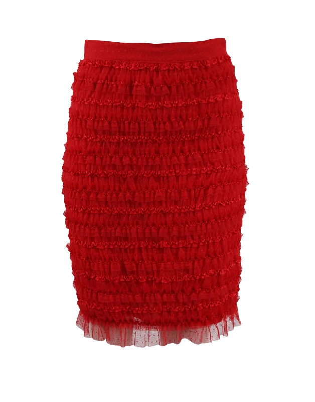 Tulle Ruched Skirt velvet skirt luxurious