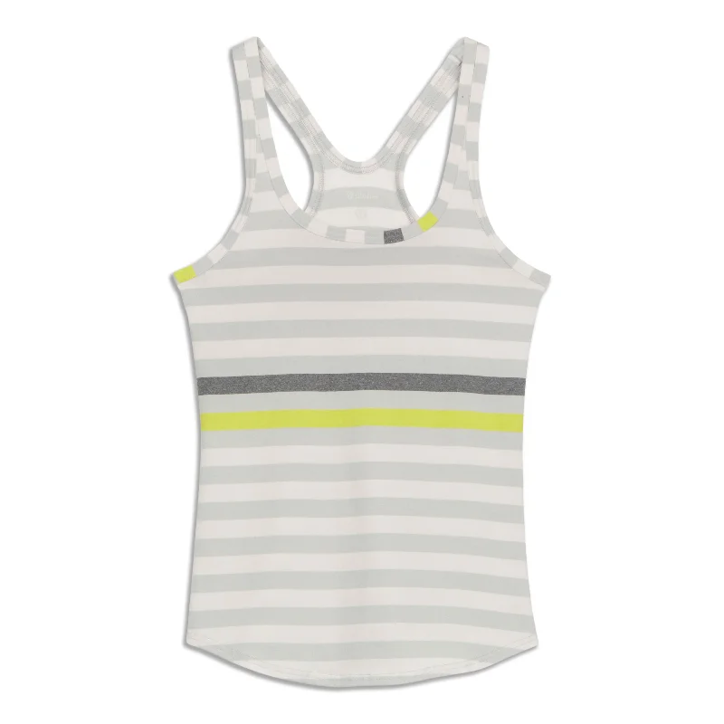 Studio Racerback Tank Top - Resale silver tank top