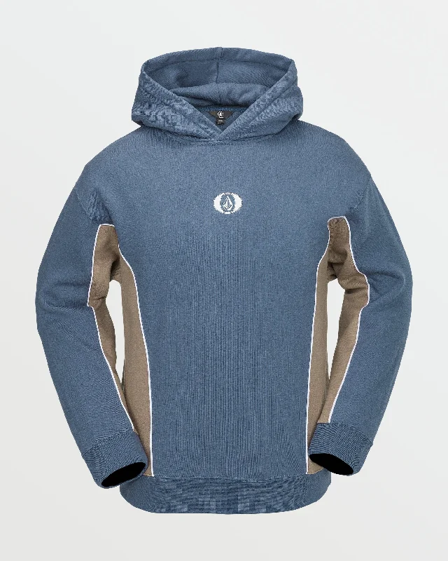 Mens Vital Pullover Fleece - Indigo Soft Wool Sweater