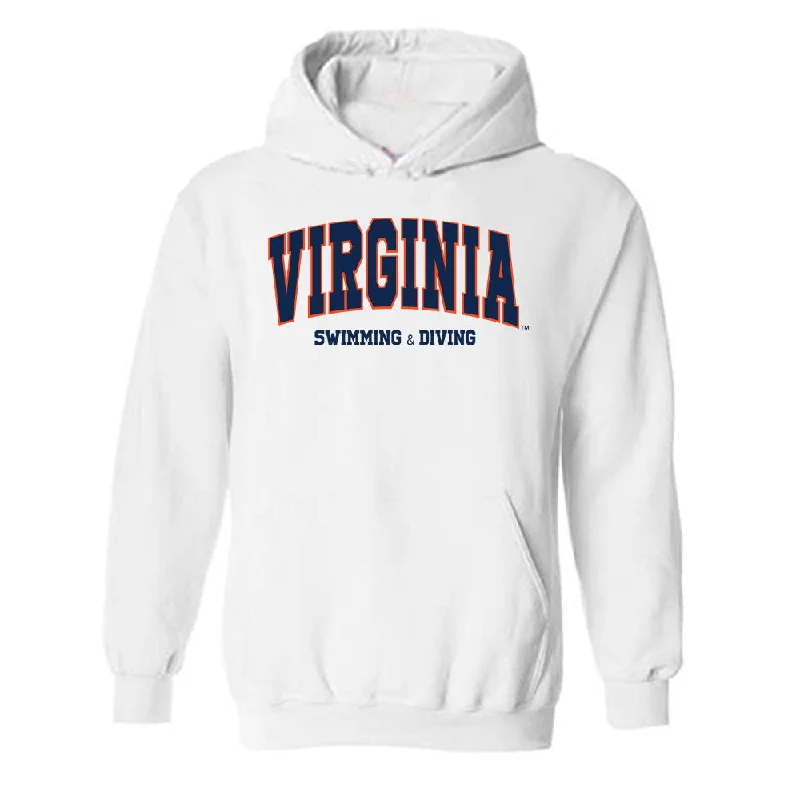 Virginia - NCAA Women's Swimming & Diving : Katie Christopherson - Classic Shersey Hooded Sweatshirt Hoodie with Full-Zip Functional Layering