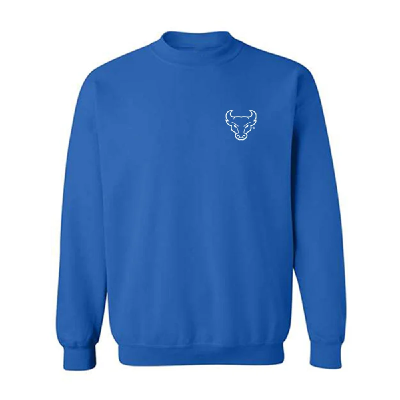 Buffalo - NCAA Women's Swimming & Diving : Alex Ericson - Crewneck Sweatshirt Hoodie with Side Slits Relaxed Casual