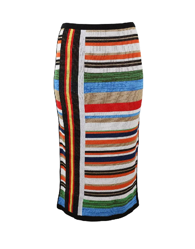 Striped Tube Skirt velvet skirt plush