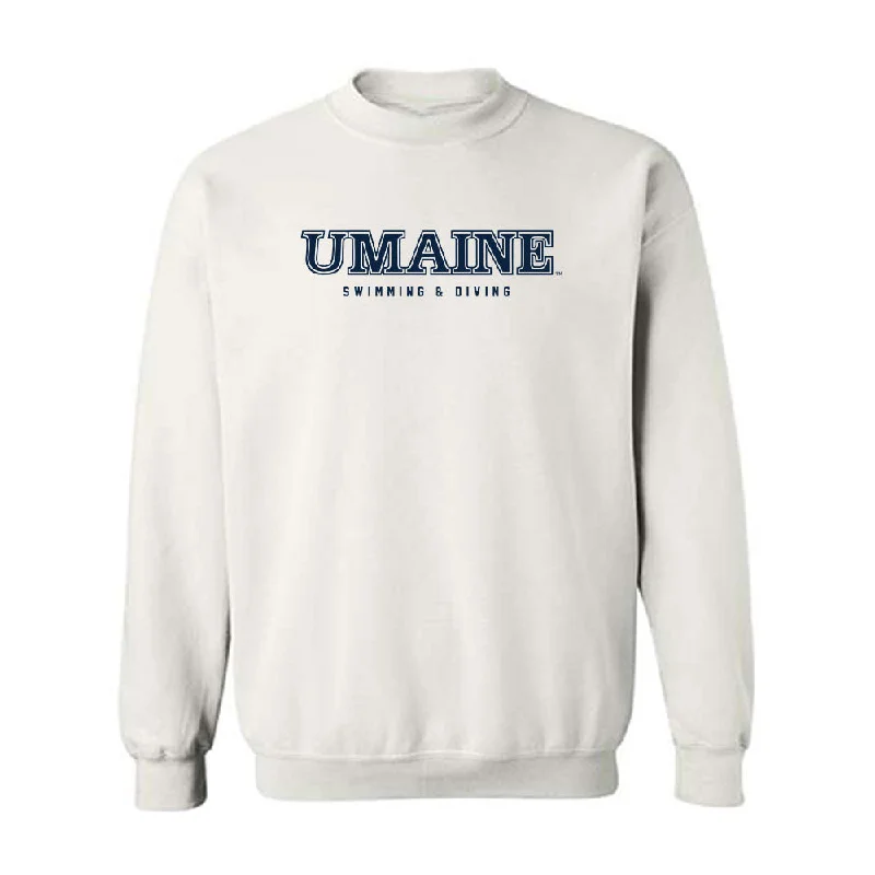 Maine - NCAA Women's Swimming & Diving : Amelia Habgood - Classic Fashion Shersey Crewneck Sweatshirt Hoodie with Zipper Versatile Modern