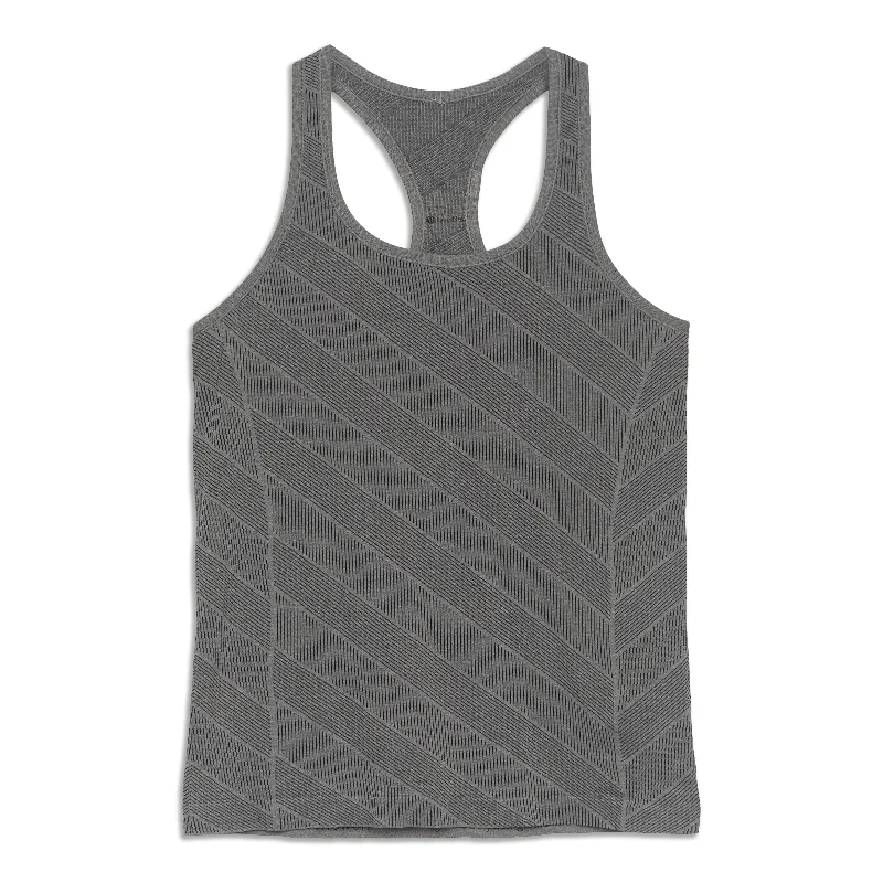 Swiftly Racerback Tank Top - Resale print tank top