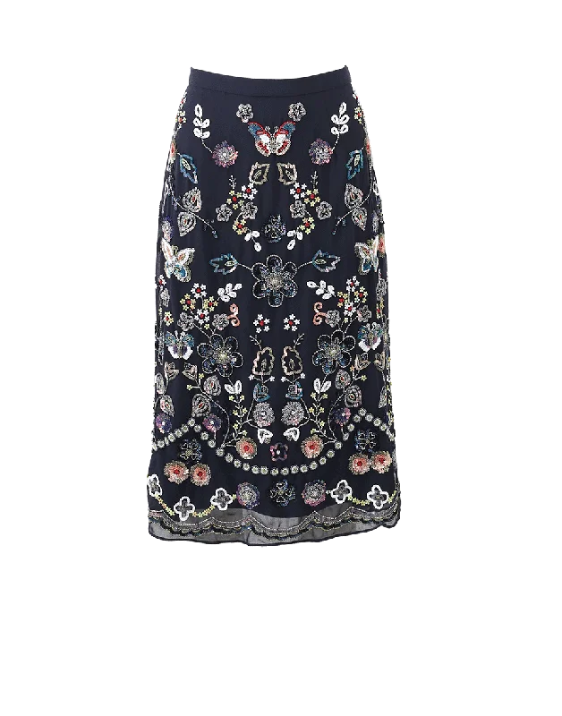 Butterfly Garden Skirt maxi skirt elegant