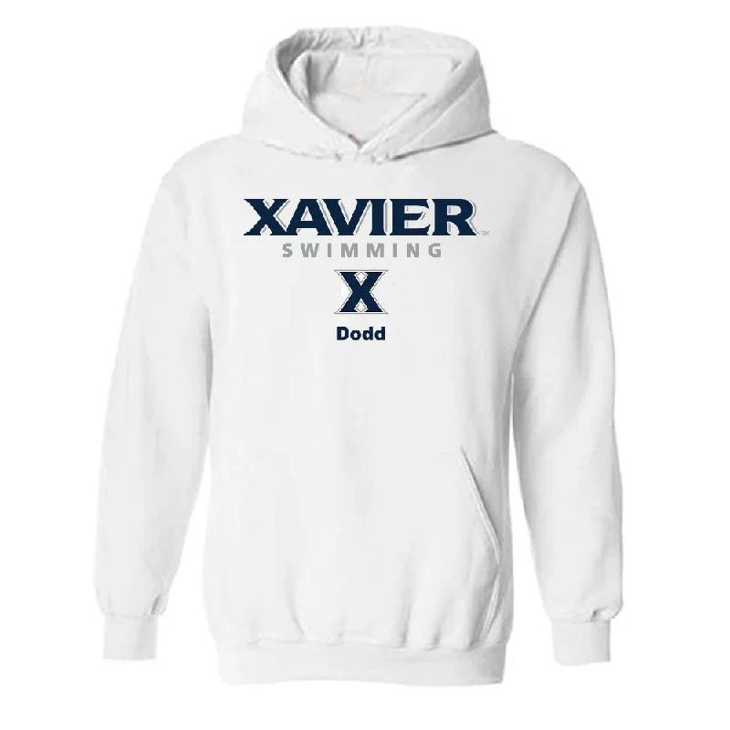 Xavier - NCAA Women's Swimming & Diving : Karlie Dodd - Classic Shersey Hooded Sweatshirt Hoodie Crop Top Short Trendy