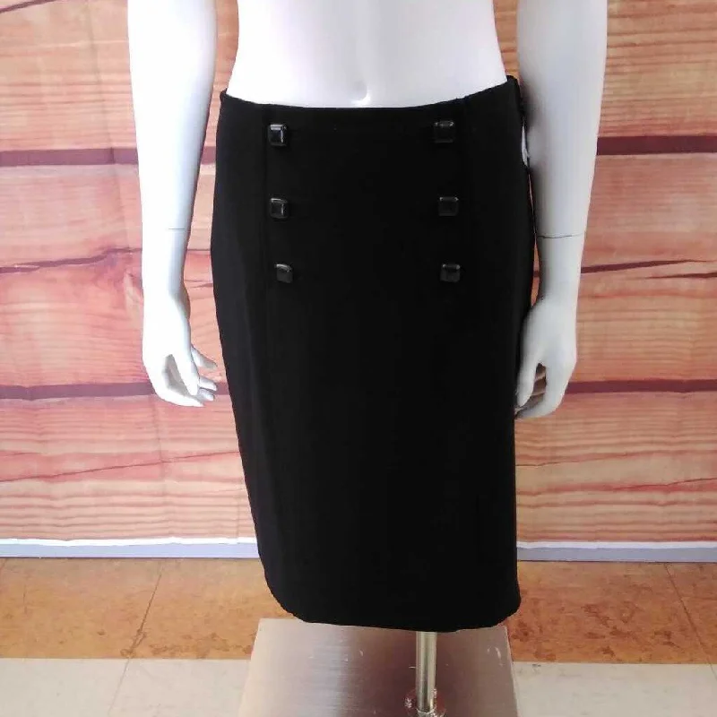 NWT BANANA REPUBLIC BLACK SKIRT SIZE 2 TCC velvet skirt sumptuous