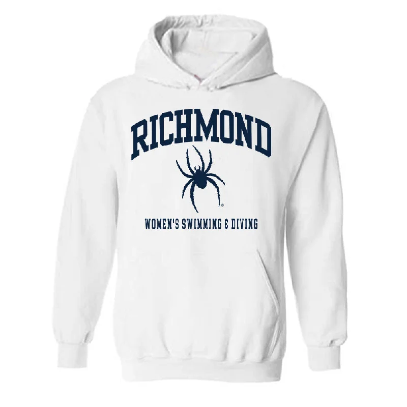 Richmond - NCAA Women's Swimming & Diving : Hannah Wieczorek - Hooded Sweatshirt Hoodie with Hem Drawcord Adjustable Customizable