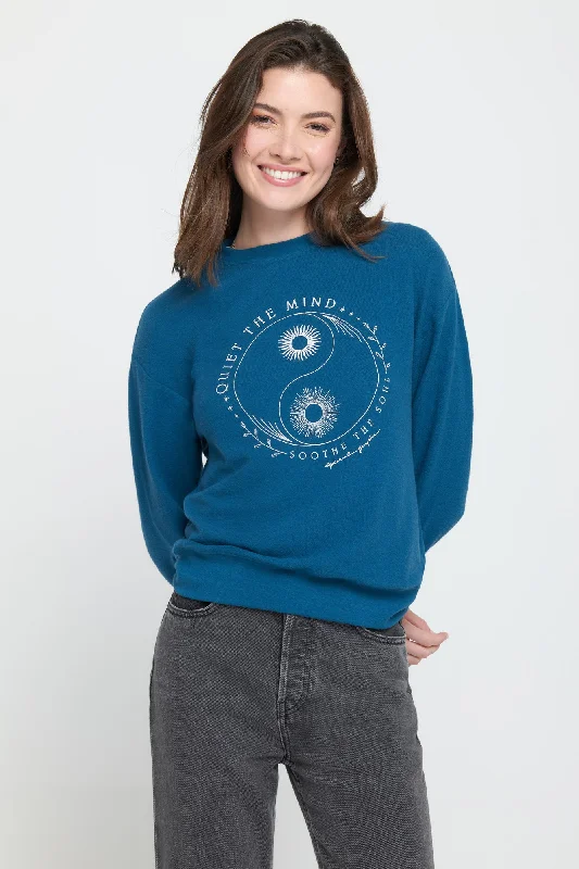 Quiet Mind Savasana Pullover Over Sleeve Pullover