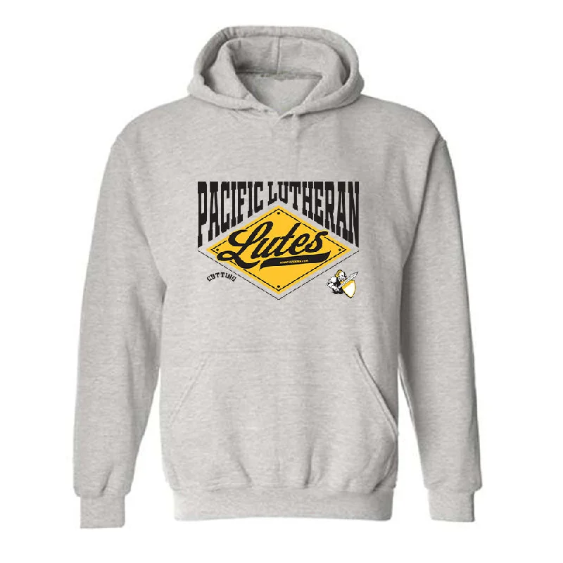 PLU - NCAA Women's Swimming & Diving : Ellie Cutting - Classic Fashion Shersey Hooded Sweatshirt Hoodie with Reflective Safety Nightwear