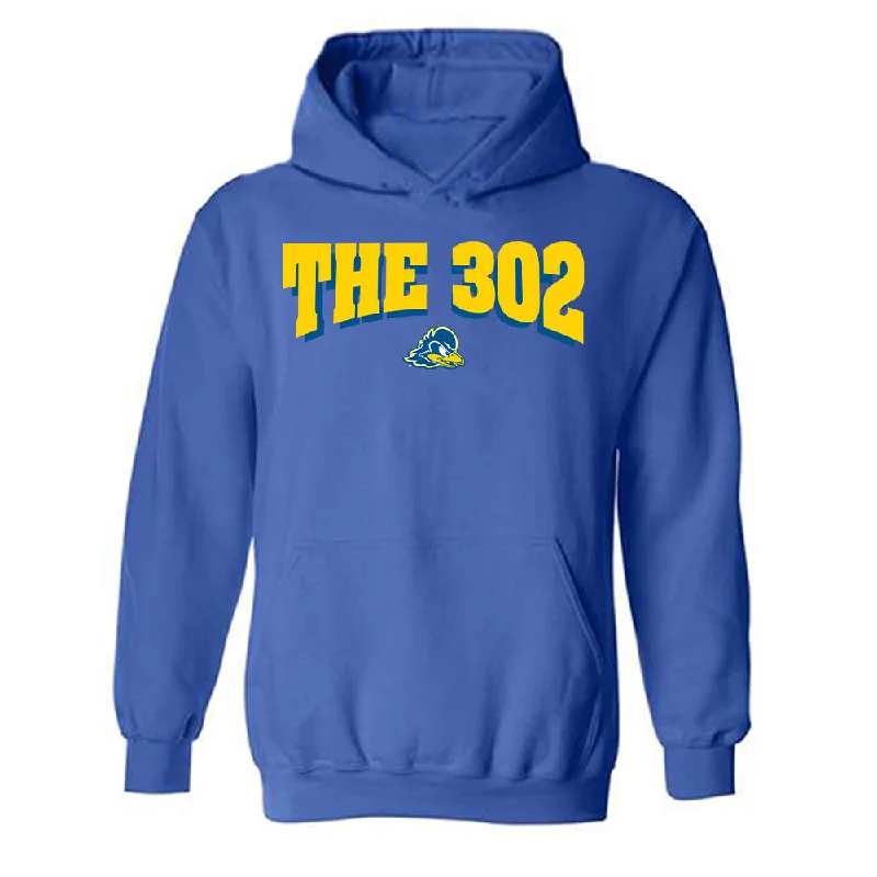 Delaware - NCAA Women's Swimming & Diving : Brenna Ross - Fashion Shersey Hooded Sweatshirt Hoodie with Pastel Soft Subtle