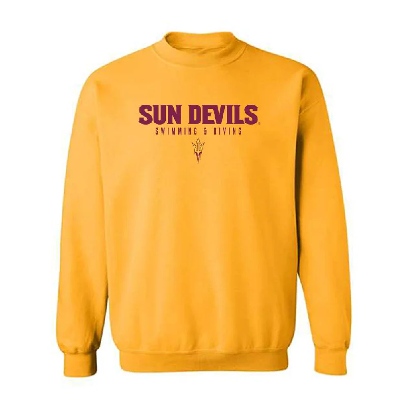 Arizona State - NCAA Women's Swimming & Diving : Zoe Summar - Classic Shersey Crewneck Sweatshirt Hoodie with Logo Branding Identity