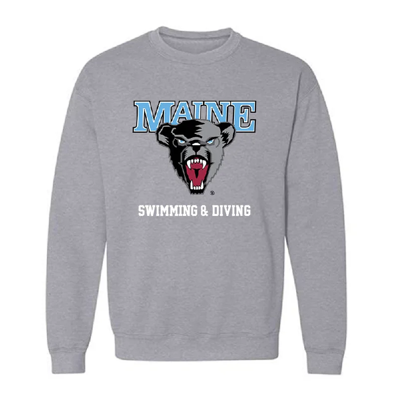 Maine - NCAA Women's Swimming & Diving : Amelia Habgood - Classic Shersey Crewneck Sweatshirt Hoodie with Emblem Brand Identity