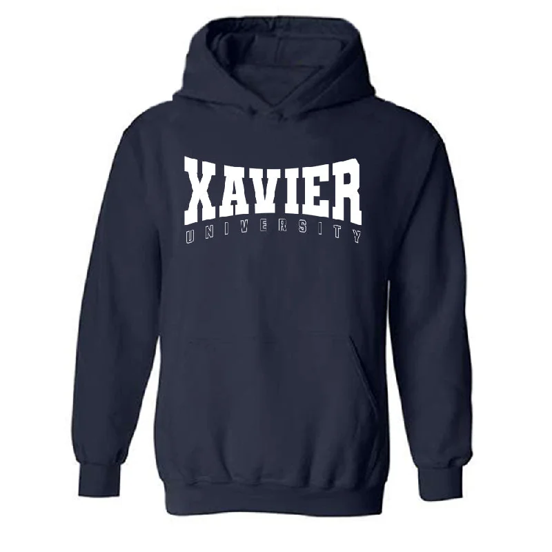 Xavier - NCAA Women's Swimming & Diving : Karlie Dodd - Generic Shersey Hooded Sweatshirt Cotton Hoodie Fleece Lining Warmth