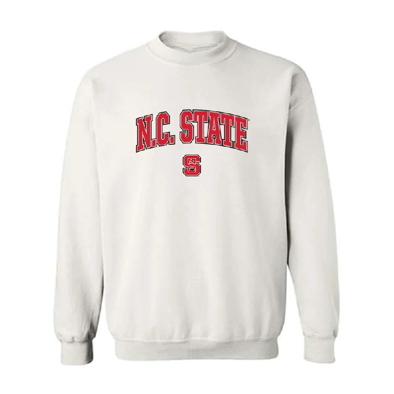 NC State - NCAA Women's Swimming & Diving : Meghan Donald - Generic Shersey Crewneck Sweatshirt Hoodie with Frayed Bohemian Relaxed