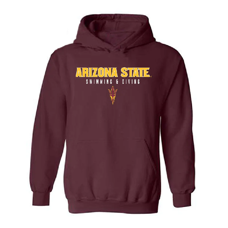 Arizona State - NCAA Women's Swimming & Diving : Zoe Summar - Classic Shersey Hooded Sweatshirt Hoodie Jacket Zipper Layering