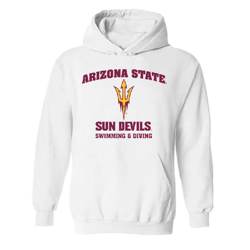 Arizona State - NCAA Women's Swimming & Diving : Zoe Summar - Sports Shersey Hooded Sweatshirt Hoodie with Pocket Utility Practical