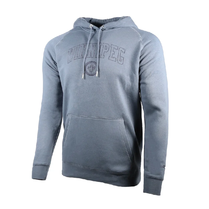 CCM PULLOVER HOODY - PEWTER Kimono Neck Pullover