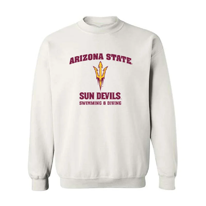 Arizona State - NCAA Women's Swimming & Diving : Zoe Summar - Sports Shersey Crewneck Sweatshirt Hoodie with Hood Adjustable Protection