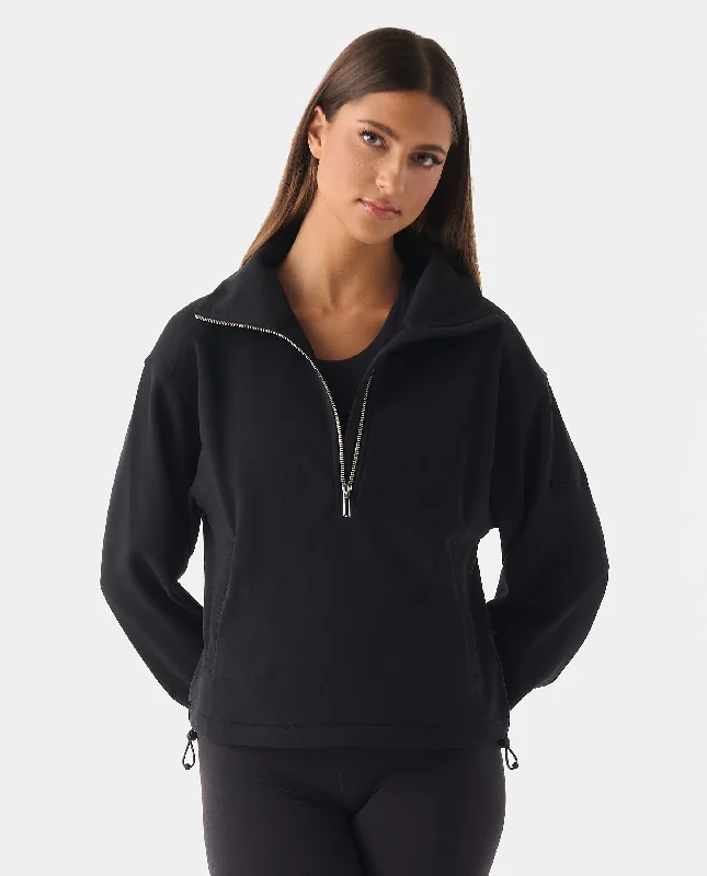 Kensi Pullover Onyx Plunging Neck Pullover