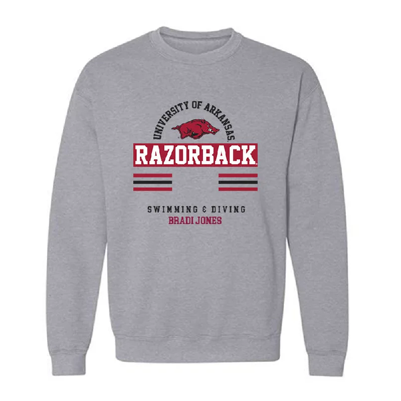 Arkansas - NCAA Women's Swimming & Diving : Bradi Jones - Classic Fashion Shersey Crewneck Sweatshirt Hooded Sweatshirt Casual Wear Street Style