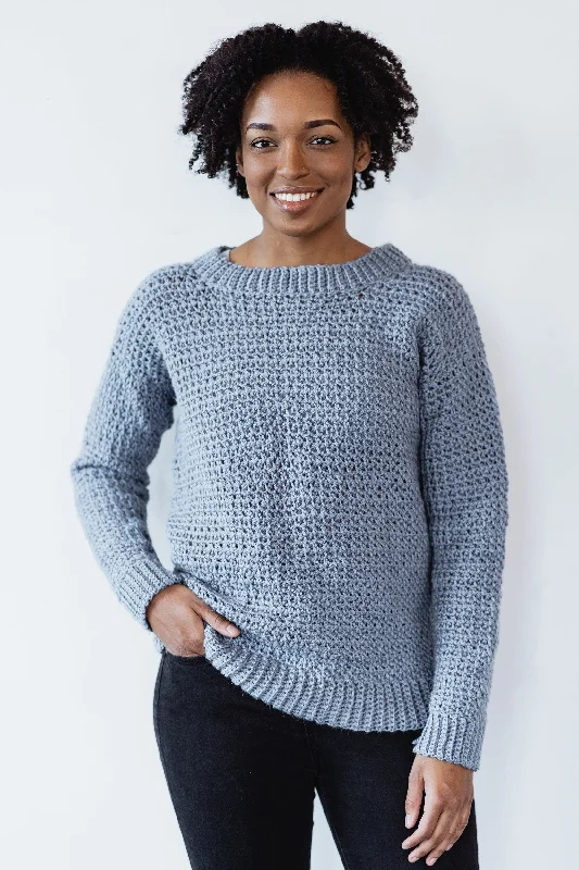 Crochet Kit - Rochester Pullover Bateau Neck Pullover