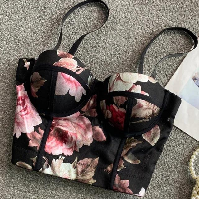 black flowers
