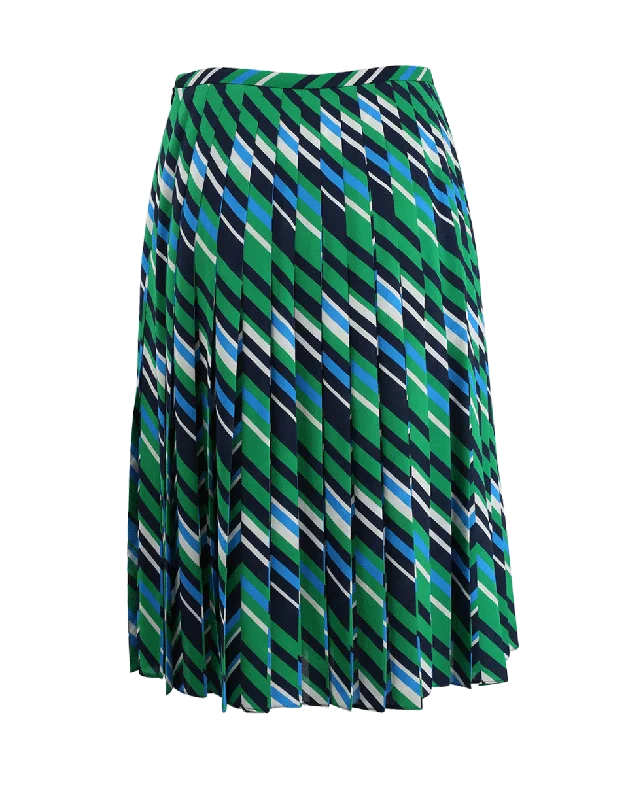 Pleated Chevron Skirt cashmere skirt fine