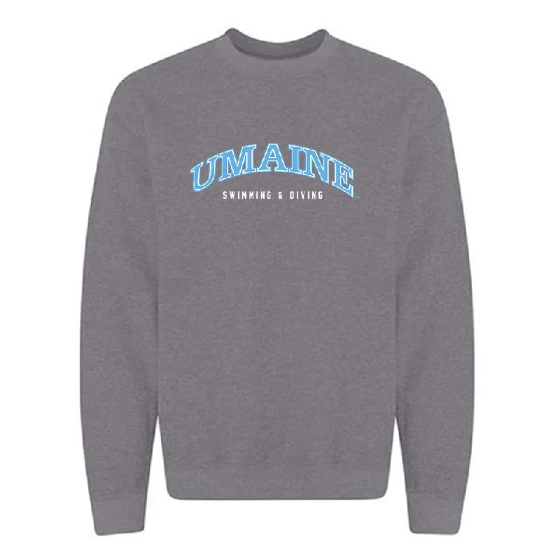 Maine - NCAA Women's Swimming & Diving : Amelia Habgood - Classic Fashion Shersey Crewneck Sweatshirt Hoodie with Applique Textured Unique