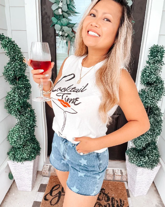 Cocktail Time Tank flexible tank top