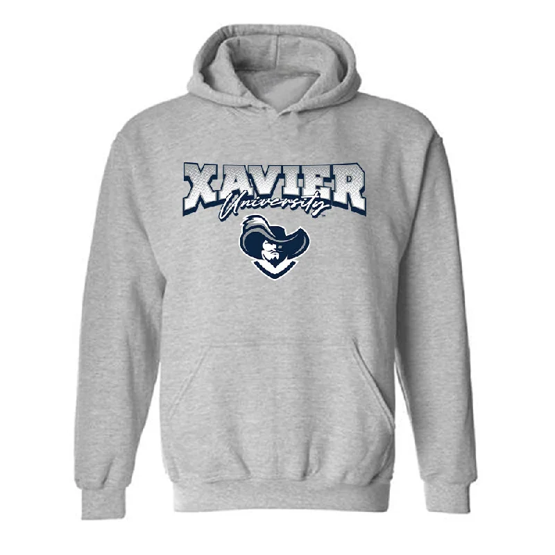 Xavier - NCAA Women's Swimming & Diving : Karlie Dodd - Classic Shersey Hooded Sweatshirt Zip Hoodie Drawstring Kangaroo Pocket