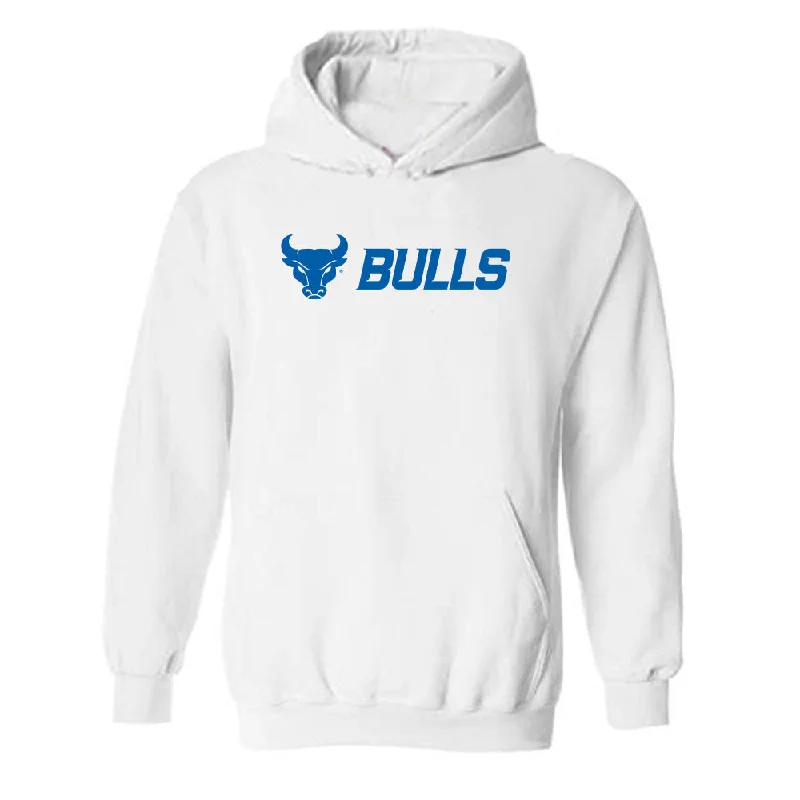 Buffalo - NCAA Women's Swimming & Diving : Alex Ericson - Hooded Sweatshirt Hoodie with Hem Detail Decorative Unique