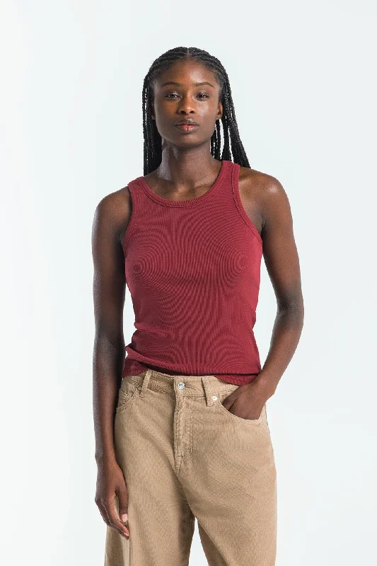 Kerry Tank Top Madder Brown relaxed fit tank
