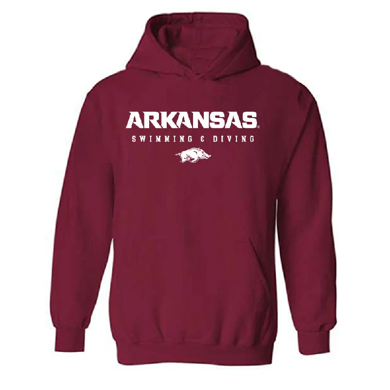 Arkansas - NCAA Women's Swimming & Diving : Kanah Pumphrey - Classic Shersey Hooded Sweatshirt Hoodie with Oversized Fit Loose Comfortable