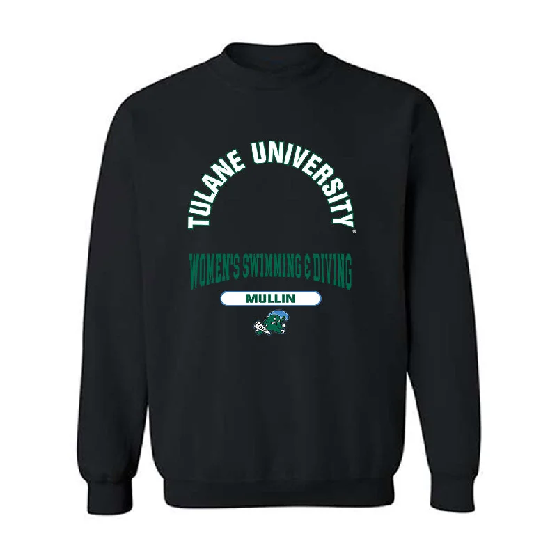 Tulane - NCAA Women's Swimming & Diving : Sydney Mullin - Classic Fashion Shersey Crewneck Sweatshirt Hoodie with Full-Zip Functional Layering