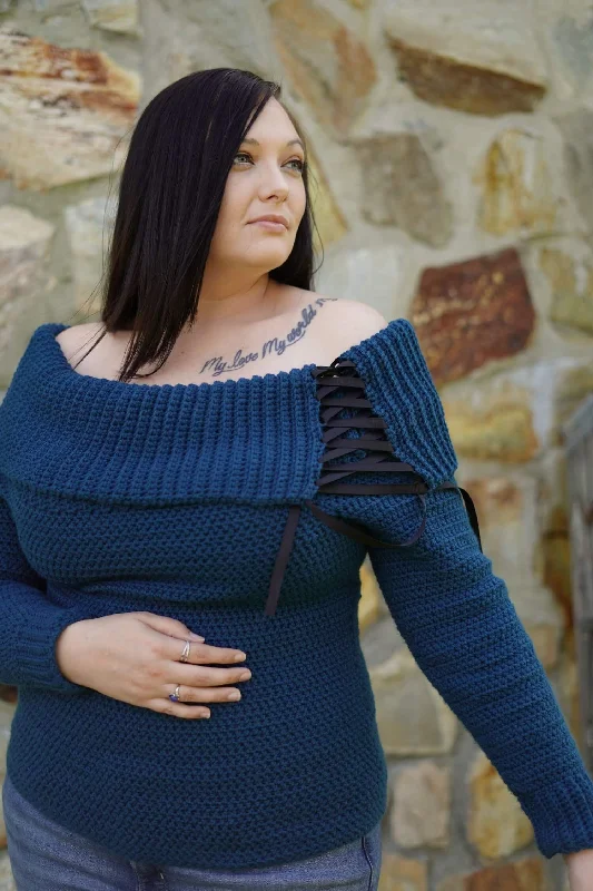 Crochet Kit - Tied and True Pullover Cashmere Luxurious Pullover