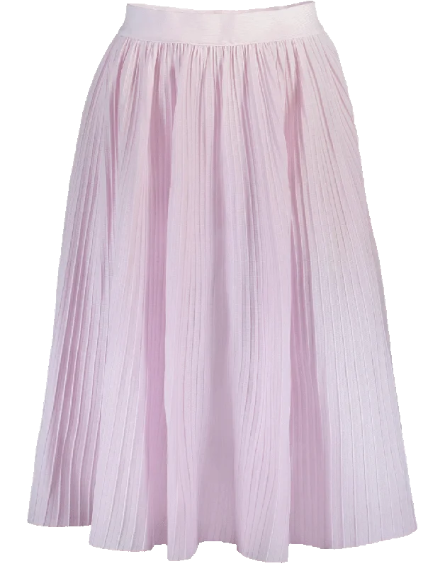 Lilian Pleated Skirt cashmere skirt soft