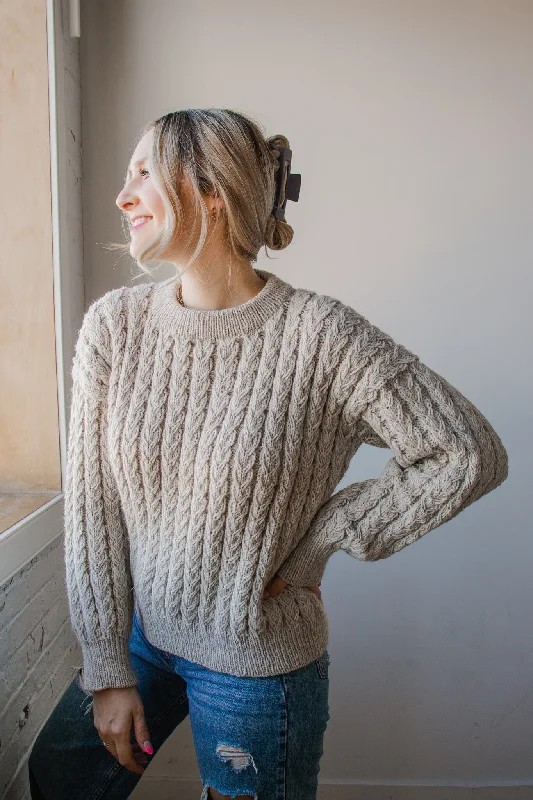 Knit Kit - Bridgeland Pullover Ruffled Neck Pullover