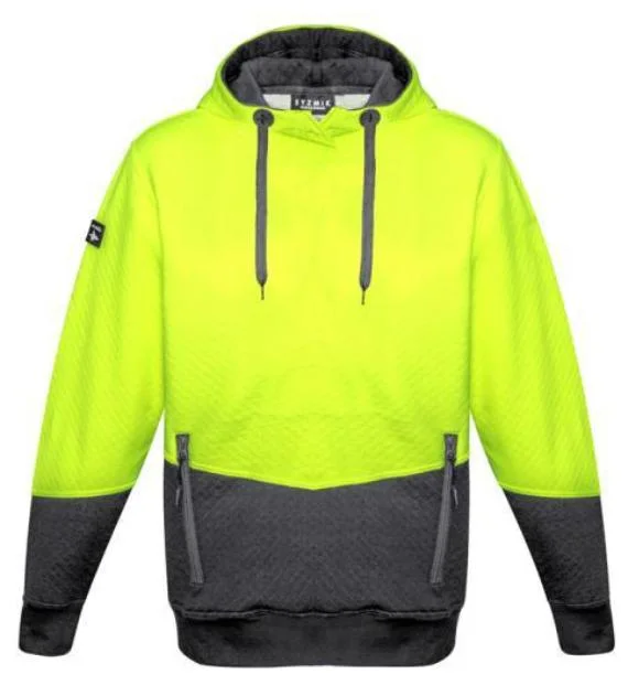 Unisex Hi Vis Textured Jacquard Hoodie Graphic Hoodie Design Print