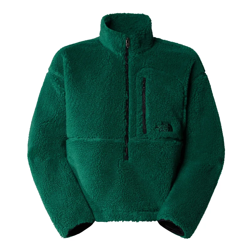 Extreme Pile Pullover Fleece - Evergreen Crew Neck Wool