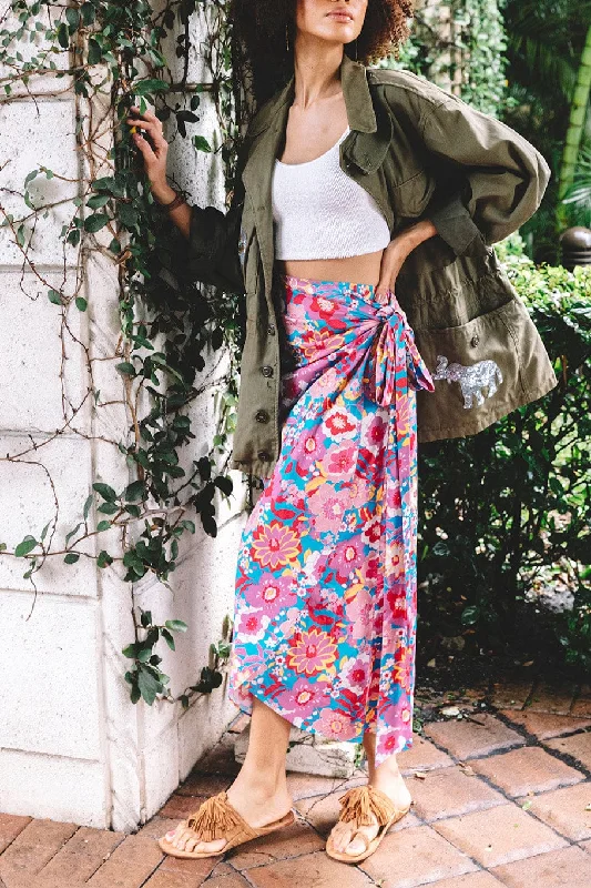 Alena Skirt button skirt front