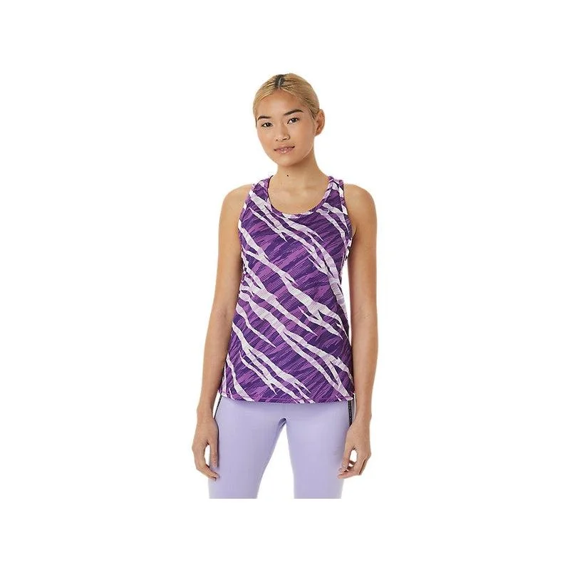 Women's  Wild Camo Tank  - Orchid/Lavender Glow white tank top